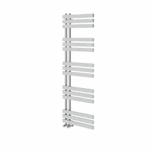 Rinse 1600x600mm Flat Panel Bathroom Heated Towel Rail Radiator Chrome