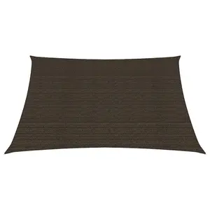 Berkfield Sunshade Sail 160 g/m2 Brown 2x2 m HDPE