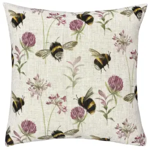 Evans Lichfield Country Bee Garden Bee Garden Feather Rich Cushion