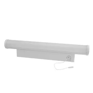 Matt White Bathroom Wired Wall light