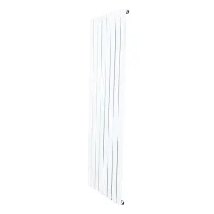 G-Rad White Single Flat Panel Vertical Radiator - (H) 1800 x (W) 544mm