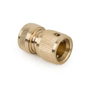 Tap Adaptor Connector Brass  Garden Water Fit Hose Pipe Tap Female Male 1/2" Quick Connector