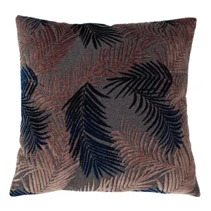 Paoletti Palm Grove Velvet Jacquard Feather Rich Cushion