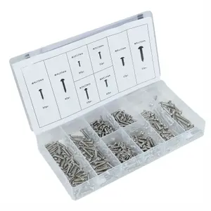 410pc Stainless Steel Metal Screws Self Tapping Screw M3 - M5 Phillips Head