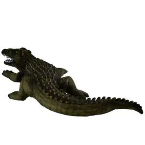 BWNH Large Crocodile Toy Soft Stuffed Rubber Alligator Toy Realistic Details Gift for Boys Girls Toddlers Kids 22" (55 cm)