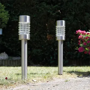 Luxform LED Solar Torino Post Light - Pack of 2