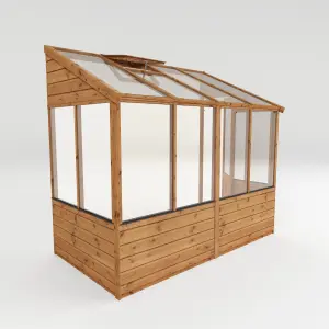 Mercia 8x4 Lean to greenhouse with Flap vent