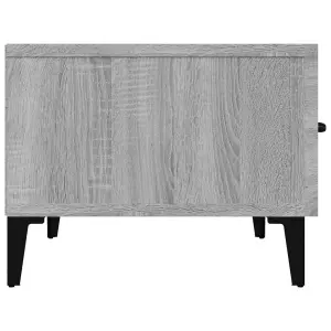 Berkfield TV Cabinet Grey Sonoma 150x34,5x30 cm Engineered Wood