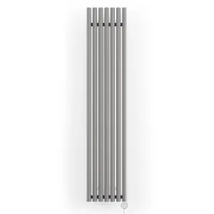 Terma 230V 0.8kW Salt n Pepper Smart Vertical Oil-filled radiator