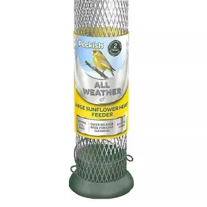 Westland Peckish All Weather Bird Feeder Silver (One Size)