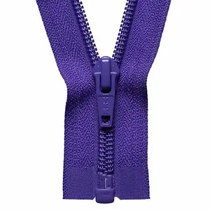 NYLON O/E ZIP 30CM - Nylon Open End Zip: 30cm: Purple - YKK