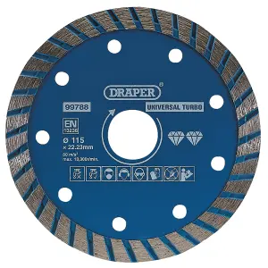 Draper  Turbo Diamond Blade, 115mm 99788