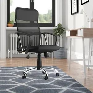 Abba Mesh Office Chair with Headrest