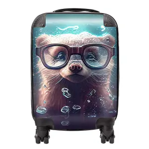 Ferret Splashart Water Suitcase - Mini Cabin