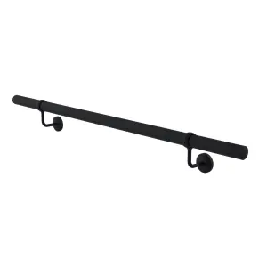 Matt Black Stair Handrail Kit - 1.2m X 40mm