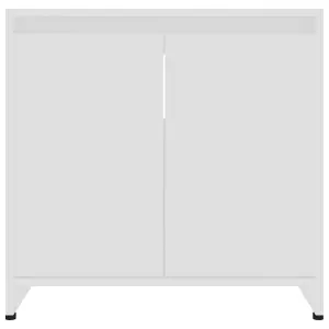 Berkfield Bathroom Cabinet White 60x33x61 cm Engineered Wood