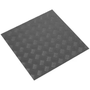 16 Pack Silver Tread Vinyl Floor Tiles - Easy Peel & Stick Installation