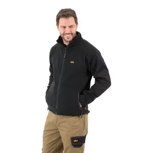 Site Karker Black Fleece jacket Large