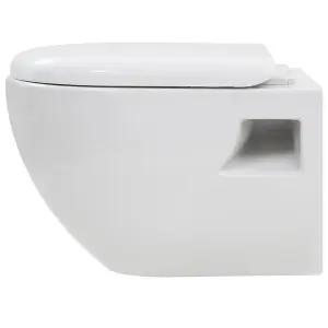 Berkfield Wall-Hung Toilet Ceramic White