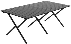 150 x 70 Portable Outdoor Picnic Table - Weather-Resistant Folding Camping Table with Carry Bag, X-Shape Support, Easy Assembly