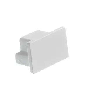 MK White 25mm x 16mm Trunking end cap