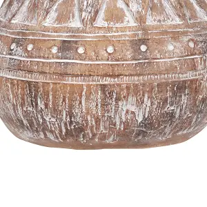 Plant Pot VARIEGATUM Ceramic Brown