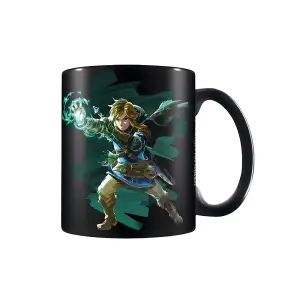 The Legend Of Zelda: Tears Of The Kingdom Sacred Power Link Mug Black (One Size)