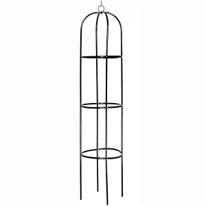 1.9m Garden Steel Obelisk Support Frame