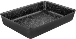 Scoville Neverstick Non-Stick Aluminium 6 Roasting Tin, Black