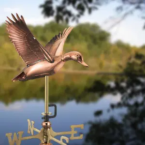 Espira 8844P Flying Duck Cottage Copper Weathervane