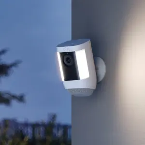 Ring Spotlight Cam White Smart battery-powered IP camera Pro