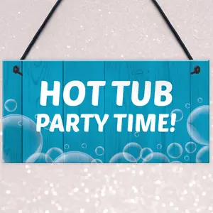 Funny Hot Tub Sign Quirky Hot Tub Accessories Garden Summerhouse Decor