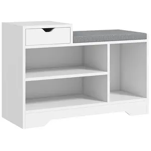 Marlayne Storage Bench White