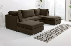 Stunning Lux U Shape - Fullback Sofas