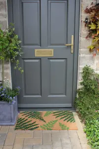 RHS Fern Door Mat Latex Backed 45 x 75cm