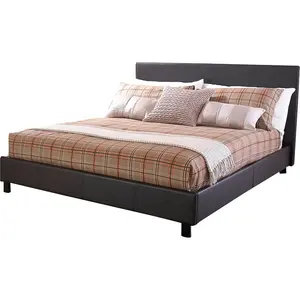 Morgana Upholstered Bed Frame Black / Small Double (4')