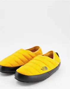 The North Face Thermoball Traction Mule Slippers In Yellow - Yellow (Size: 8)