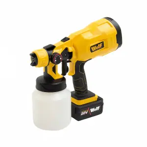 HVLP Electric Paint Sprayer Wolf 20v Cordless Spray Gun