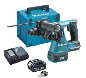 Makita DHR242 18v LXT Li-Ion 3 Mode 3KG SDS Rotary Hammer Drill + 4.0ah +Charger