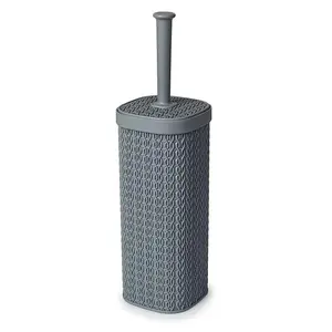 Blue Canyon Lace Design Toilet Brush Grey (One Size)