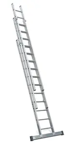 LytePro+ EN131-2 Professional Industrial 3 Section Extension Ladder 3x10 Rung