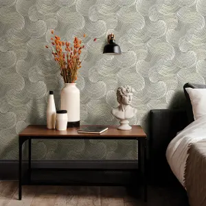 Fine Decor FD25906 Karson Wallpaper, Grey