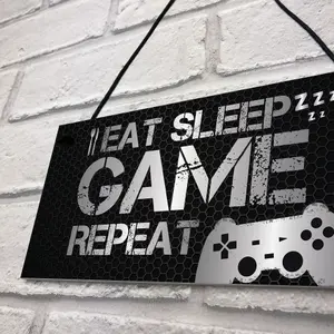 Novelty Gaming Sign Gift For Son Dad Brother Christmas Birthday Gift Idea Gamer Gift