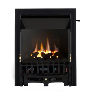 Focal Point Blenheim high efficiency Black Slide control 4.05kW Gas Fire