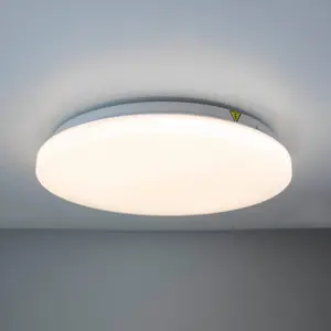 Intergrated LED 3 Step Colour Change Ceiling Flush Light