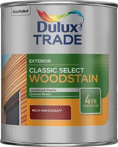 Dulux Trade Classic Select Woodstain Paint - Mahogany - 1L