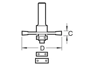 Trend TR35 x 1/4 TCT Biscuit Jointer Set 4.0 x 37.2mm