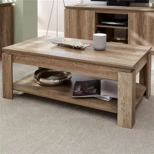 Dunelm Canyon Coffee Table, Oak, Farmhouse, Medium Wood, Natural