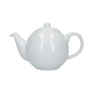 London Pottery Globe Solid Colour Teapot White / 1.2 L