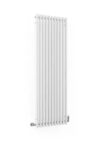 Terma Rolo Room WGROR180059 K916UC01 White Horizontal or vertical Designer 4296BTU Radiator, (W)590mm x (H)1800mm